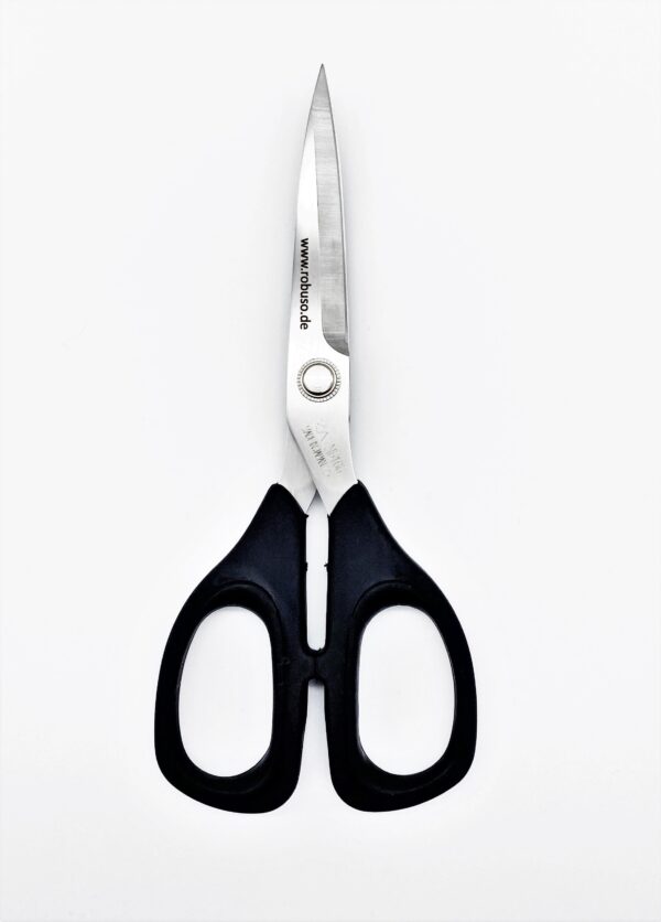 KAI sewing scissors 2215/2/R/6.5", bent up & serrated