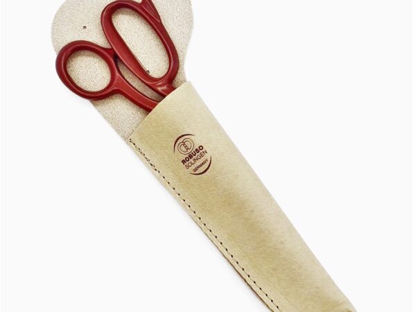 Leather quiver for 10" tailor scissors