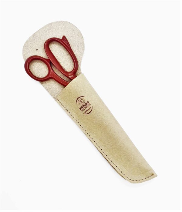 Leather quiver for 10" tailor scissors