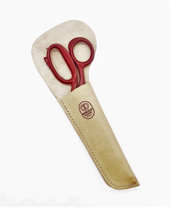 Leather quiver for 9" tailor scissors