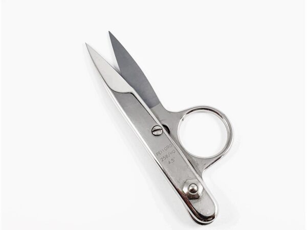 PELLORO single ring weaver scissors 258/HQ/E/4.5" nickel plated