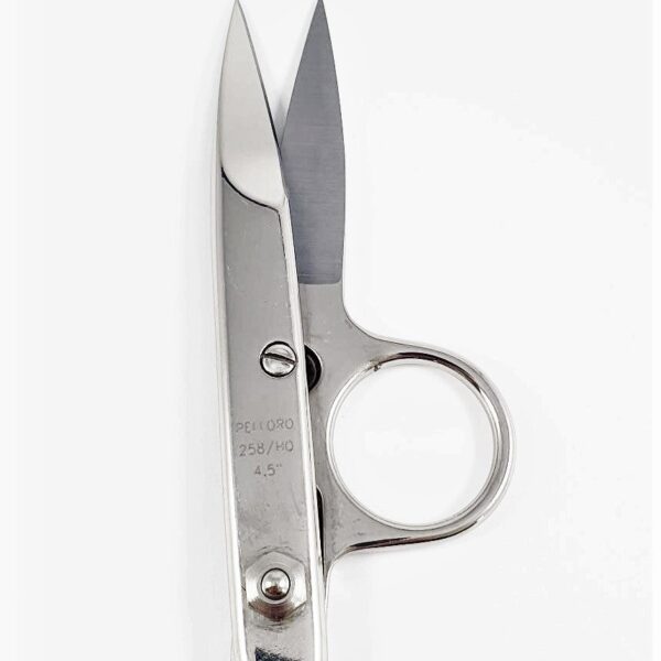 PELLORO single ring weaver scissors 258/HQ/E/4.5" nickel plated