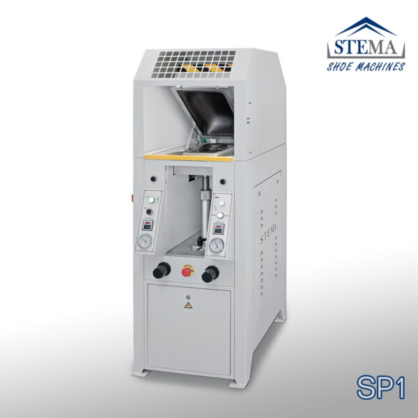 Stema SP1 pneumatic press for double-membrane and pressure soles.