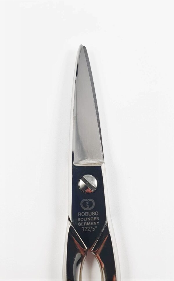 ROBUSO Aramid shears, 2 x serrated + rounded tips 322/E-RD/5"