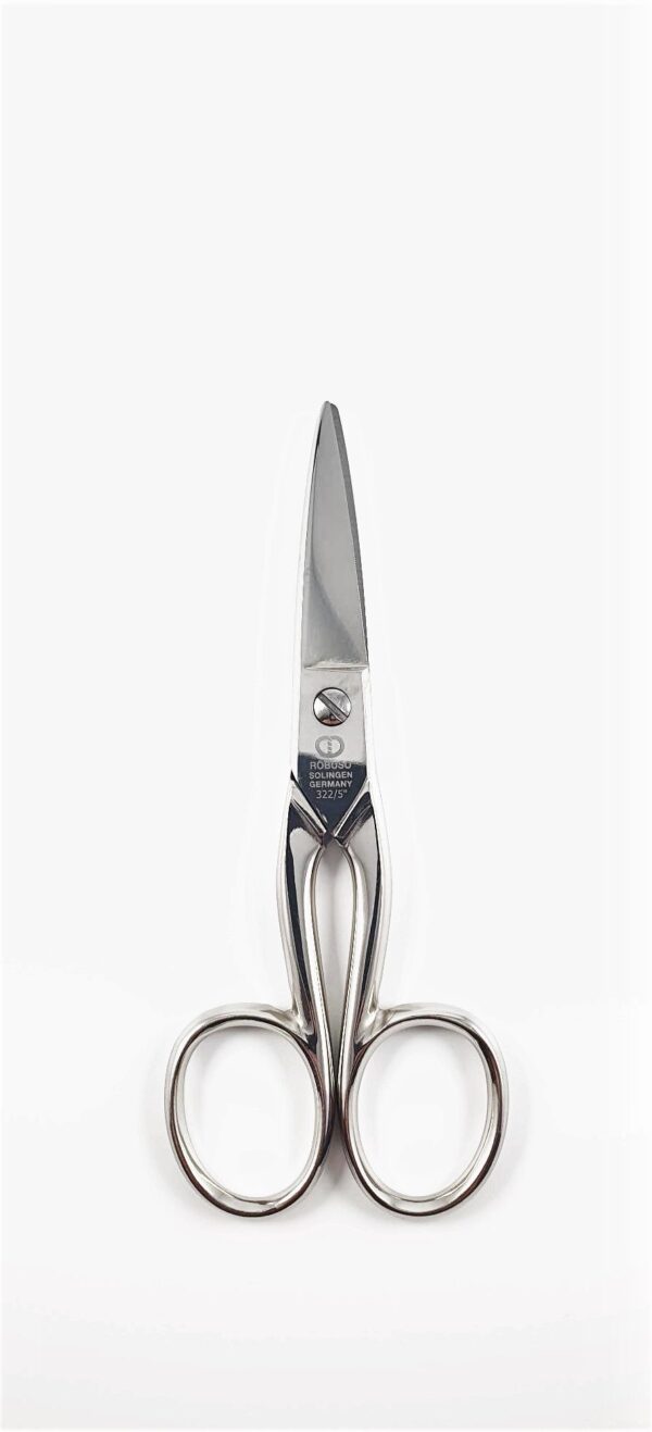 ROBUSO Aramid shears, 2 x serrated + rounded tips 322/E-RD/5"