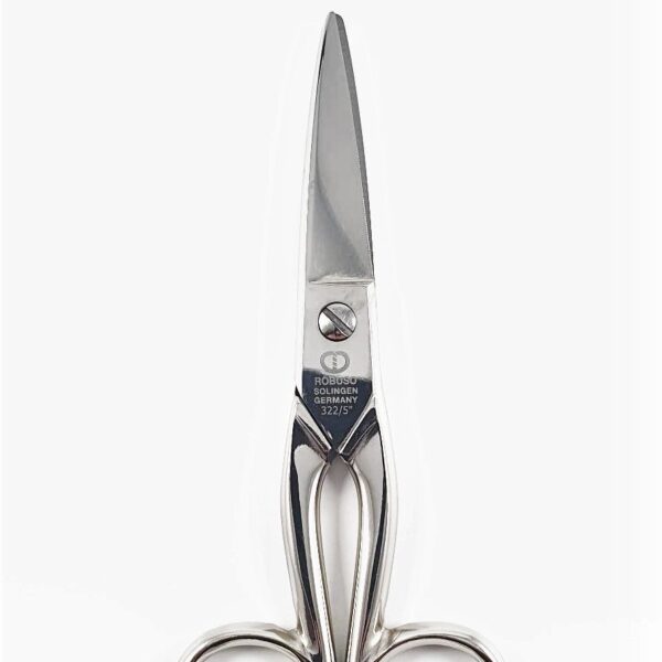 ROBUSO Aramid shears, 2 x serrated + rounded tips 322/E-RD/5"