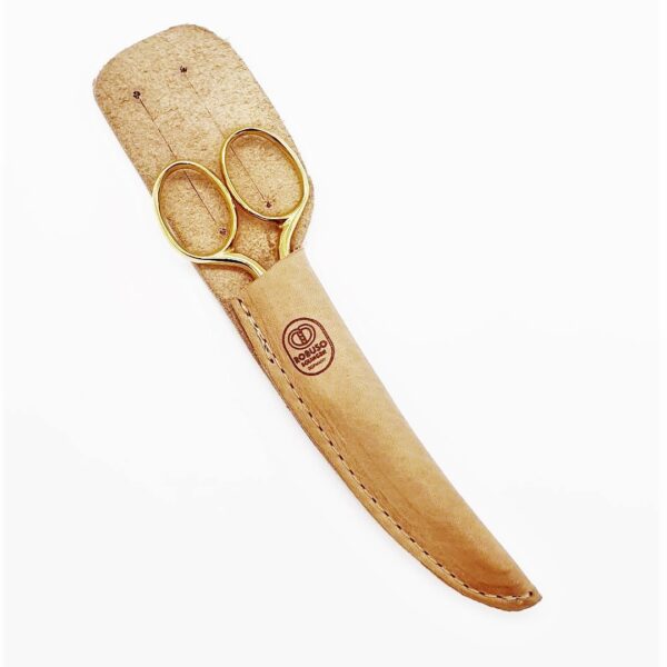 ROBUSO Leather quiver universal for 5" - 6" scissors