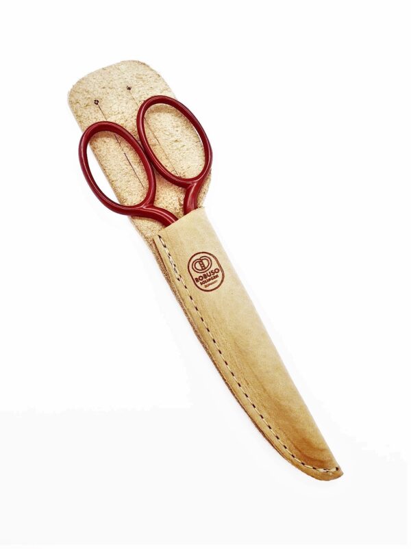 ROBUSO Leather quiver universal for 5" - 6" scissors