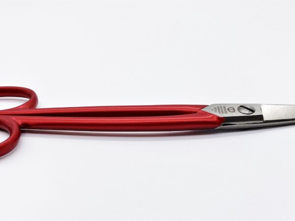 ROBUSO Leather scissors, curved up & serrated 1076/2/C/7"