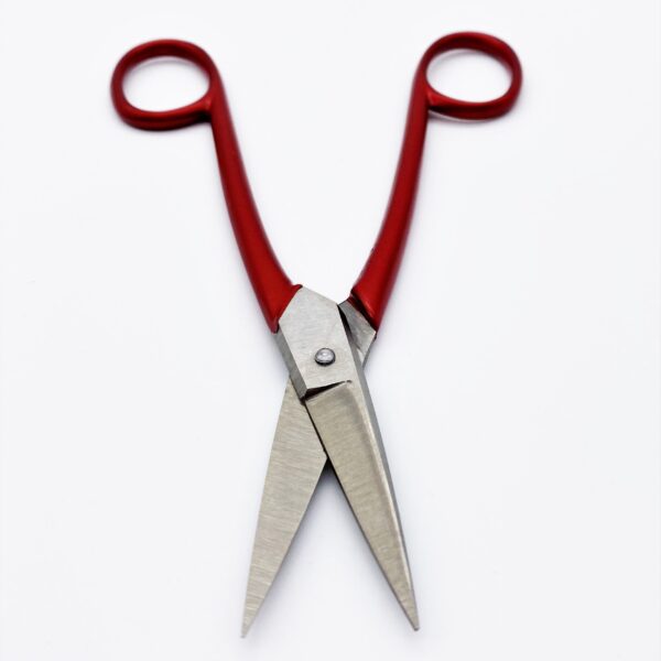 ROBUSO Leather scissors, double serrated 1076/C/7"