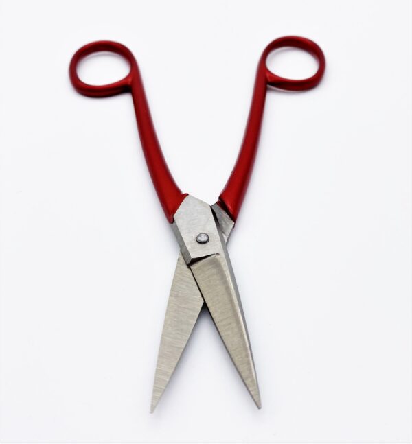 ROBUSO Leather scissors, double serrated 1076/C/7"