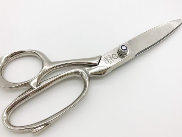 ROBUSO Leather scissors, nickel plated 1025/E/8"