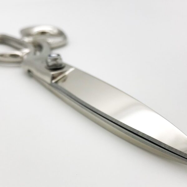 ROBUSO Leather scissors, nickel plated 1025/E/8"