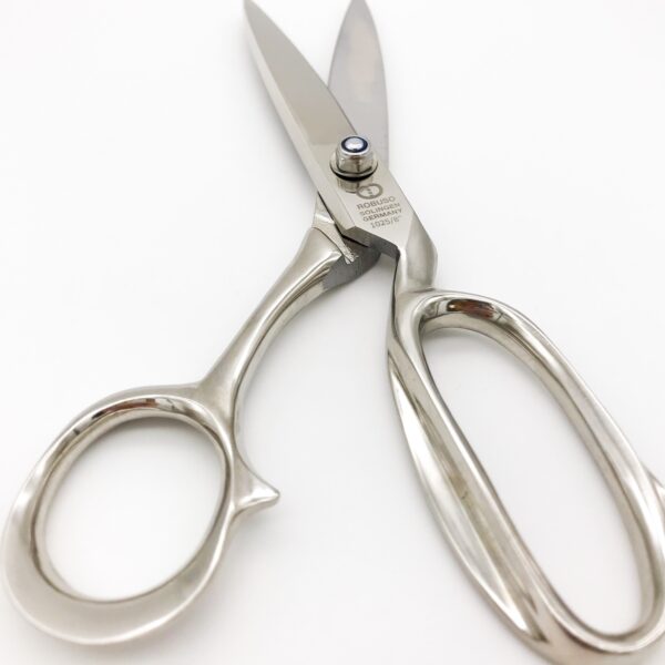 ROBUSO Leather scissors, nickel plated 1025/E/8"