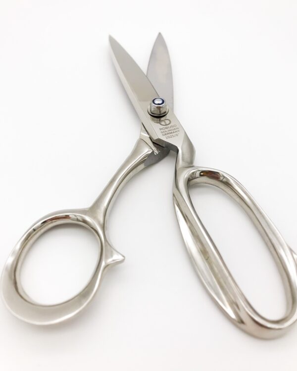 ROBUSO Leather scissors, nickel plated 1025/E/8"