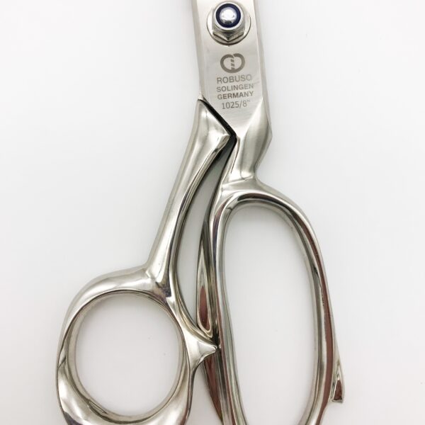 ROBUSO Leather scissors, nickel plated 1025/E/8"