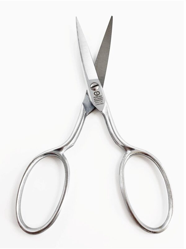 ROBUSO Mold making scissors, chrome plated & bent up 405/2/B-CR/6"