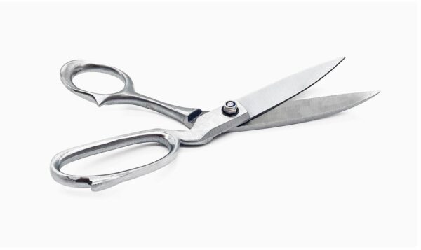 ROBUSO Mold making scissors, chrome plated + curved & offset 1026/4/B-CR/8"