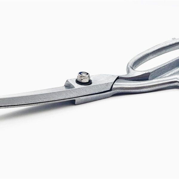 ROBUSO Mold making scissors, chrome plated + curved & offset 1026/4/B-CR/8"