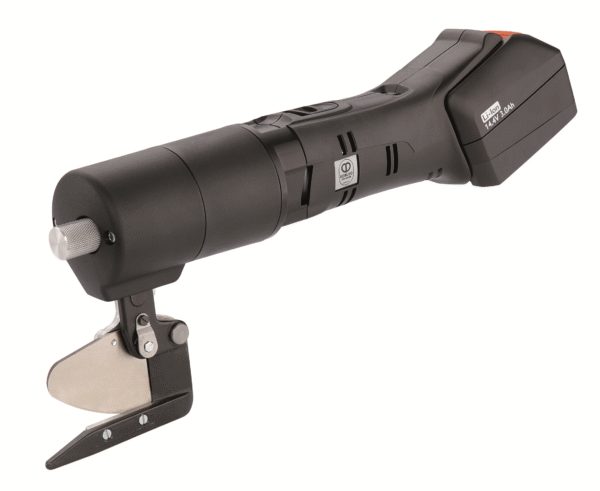ROBUSO handheld battery driven cutter for technical textiles