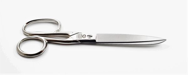 ROBUSO sewing scissors 250/E/6.5" with one long eye & nickel plated