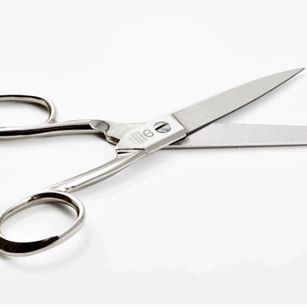 ROBUSO sewing scissors 250/E/7" with one long eye & nickel plated