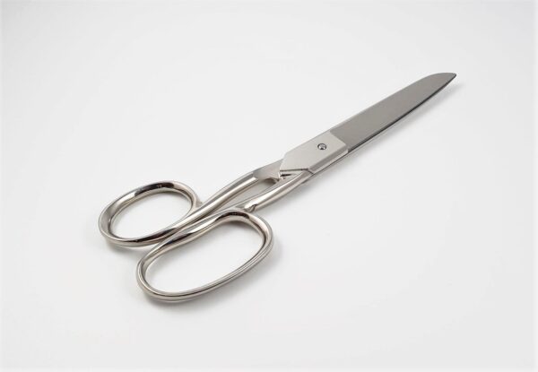 ROBUSO sewing scissors 250/E/7" with one long eye & nickel plated
