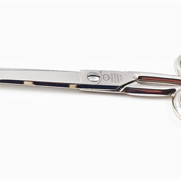 ROBUSO sewing scissors 250/E/8" with one long eye & nickel plated