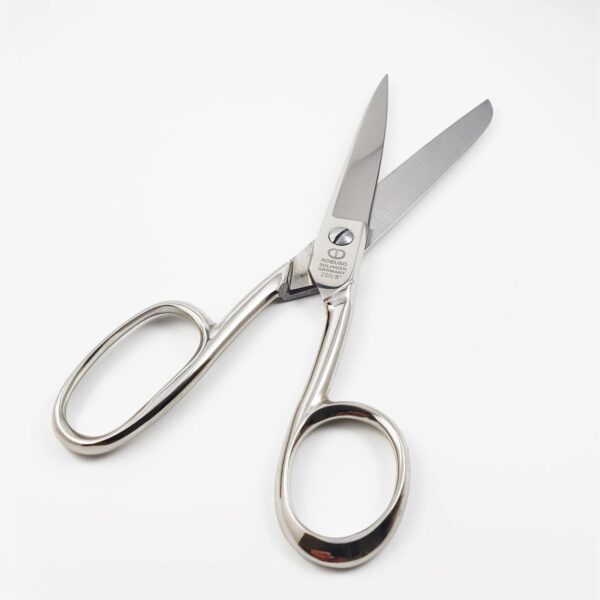ROBUSO sewing scissors 250/E/8" with one long eye & nickel plated
