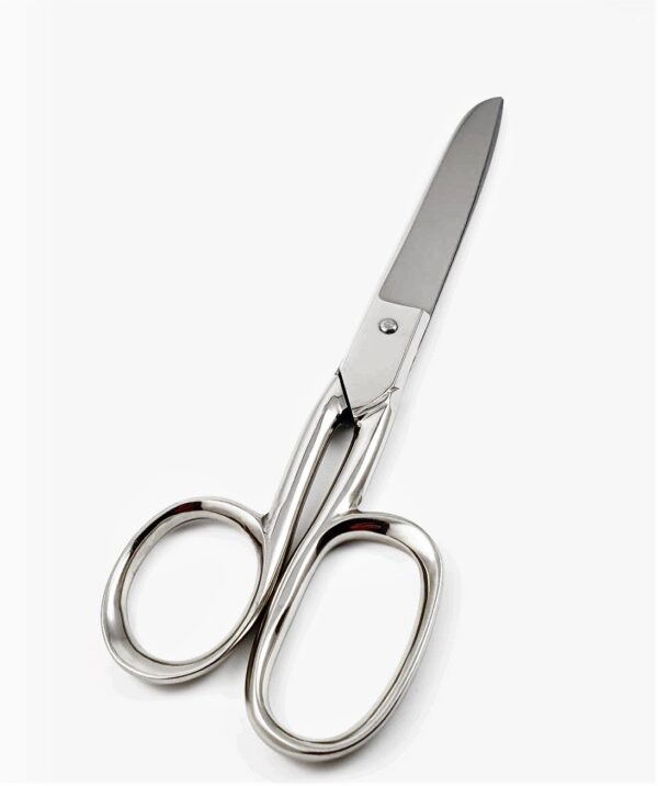 ROBUSO sewing scissors 250/E/8" with one long eye & nickel plated