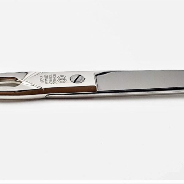 ROBUSO sewing scissors 250/E/9" with one long eye, nickel plated