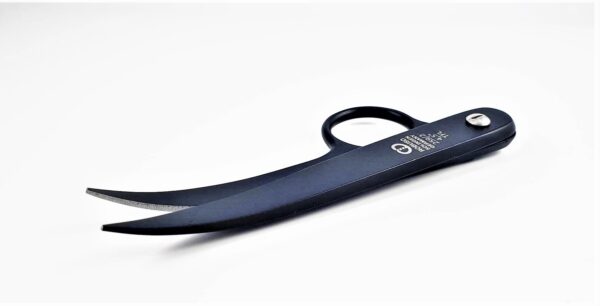 ROBUSO single ring weaver scissors 259/TFL/4.5" teflonized,bent up.