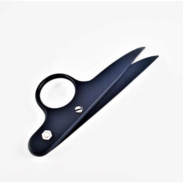 ROBUSO single ring weaver scissors 259/TFL/4.5" teflonized,bent up.