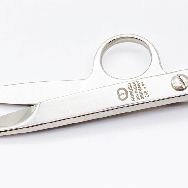 ROBUSO single ring weaver scissors, straight 258/E/4.5"