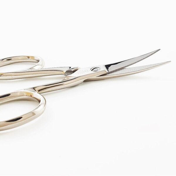 ROBUSO weaving scissors/embroidery scissors 4.0",bent up, nickel plated