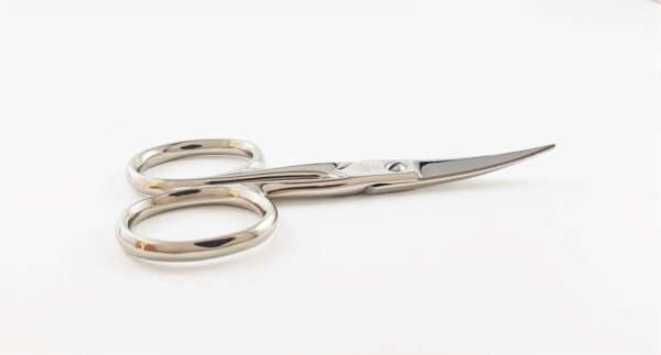 ROBUSO weaving scissors/embroidery scissors 4.0",bent up, nickel plated