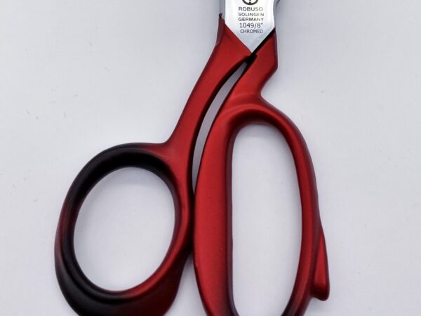 ROBUSO-ELASTIC Left hand scissors, chrome plated & serrated 1049/CR/8"