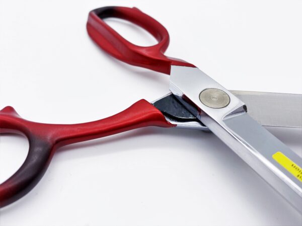 ROBUSO-ELASTIC Left hand scissors, chrome plated & serrated 1049/CR/8"