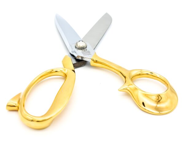 ROBUSO-ELASTIC Tailor's Shears, gold-plated + serrated 1053/L/12"
