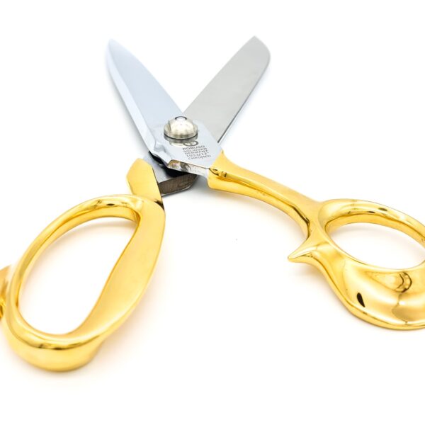 ROBUSO-ELASTIC Tailor's Shears, gold-plated + serrated 1053/L/12"