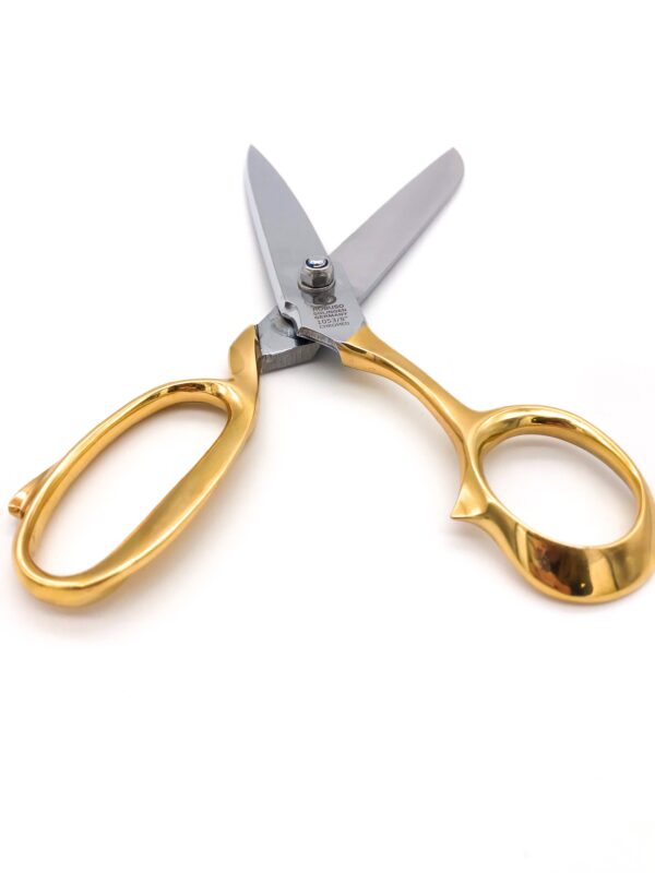 ROBUSO-ELASTIC Tailor's Shears, gold-plated + serrated 1053/L/8"