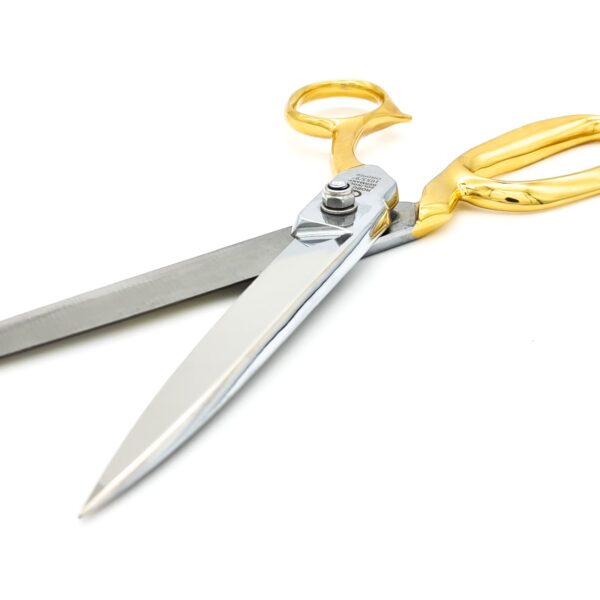 ROBUSO-ELASTIC Tailor's Shears, gold-plated + serrated 1053/L/9"