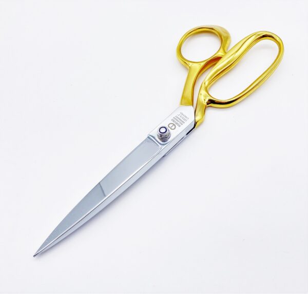 ROBUSO-ELASTIC Tailor's Shears, gold-plated + serrated 1055/L/9.5"