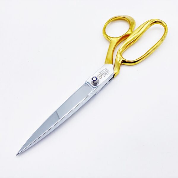 ROBUSO-ELASTIC Tailor's Shears, gold-plated + serrated 1055/L/9.5"