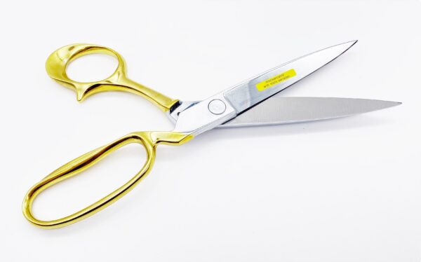 ROBUSO-ELASTIC Tailor's Shears, gold-plated + serrated 1055/L/9.5"