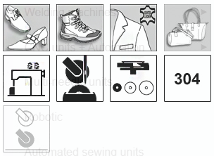 PFAFF 571  Post bed special sewing machine with wheel feed, roller presser and needle feed (left post)