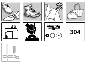 PFAFF 591 ﻿Post-bed special sewing machine with wheel feed, roller presser and needle feed