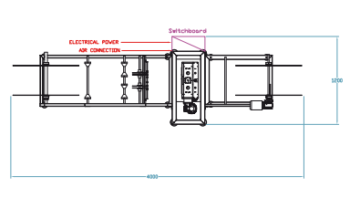 Teknomac TK 207/P Ultrasonic border machine