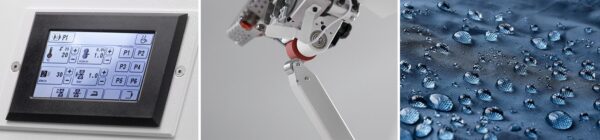 PFAFF 8303i Hot-air taping machine for welding continuous seams on water-resistant, waterproof and breathable materials