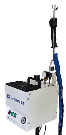 Rotondi MINI 45 + RPV 1 Steam generator with stainless steel boiler and steam gun